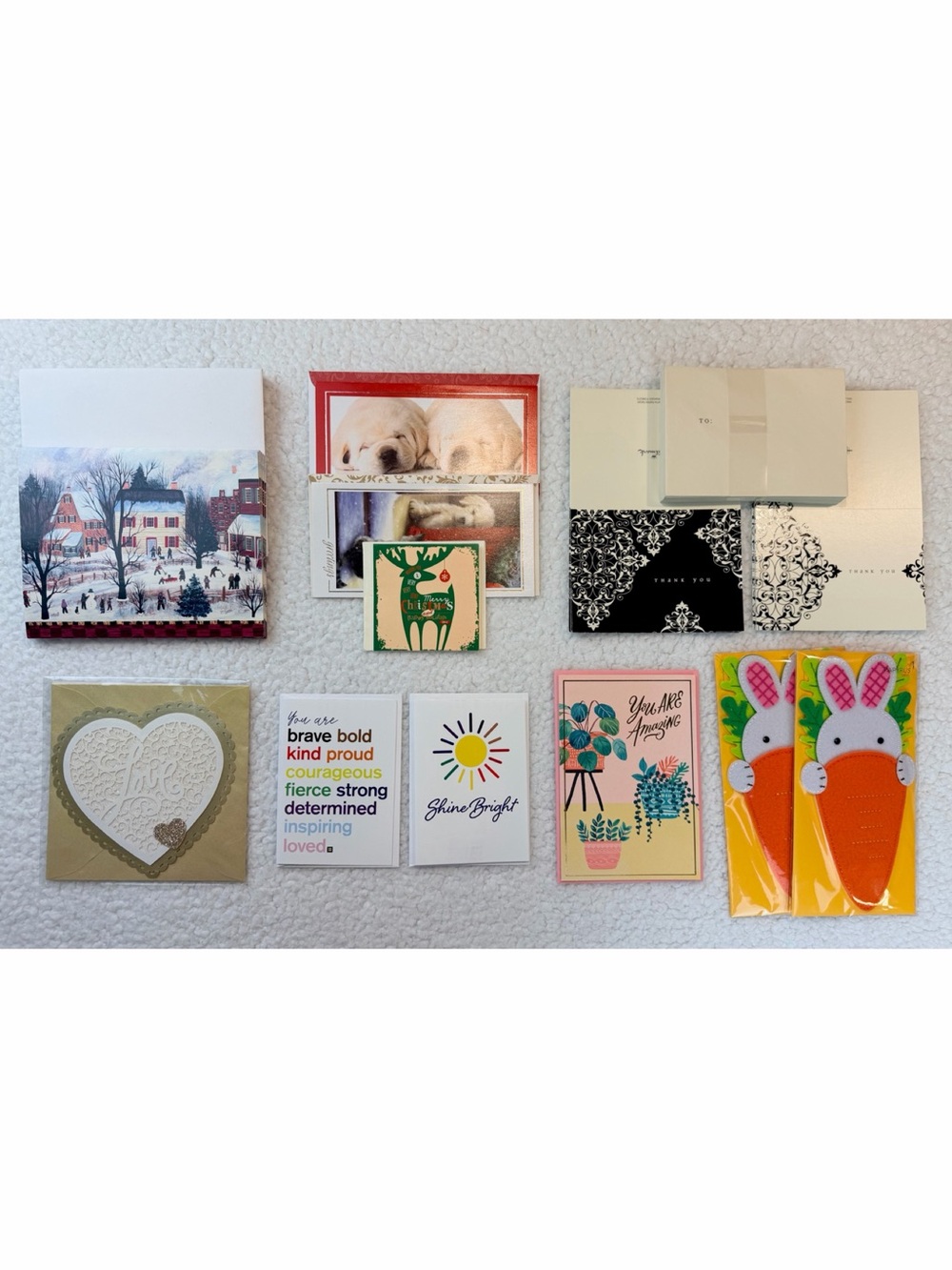 (43-Piece) Assorted Holiday and Greeting Cards Bundle